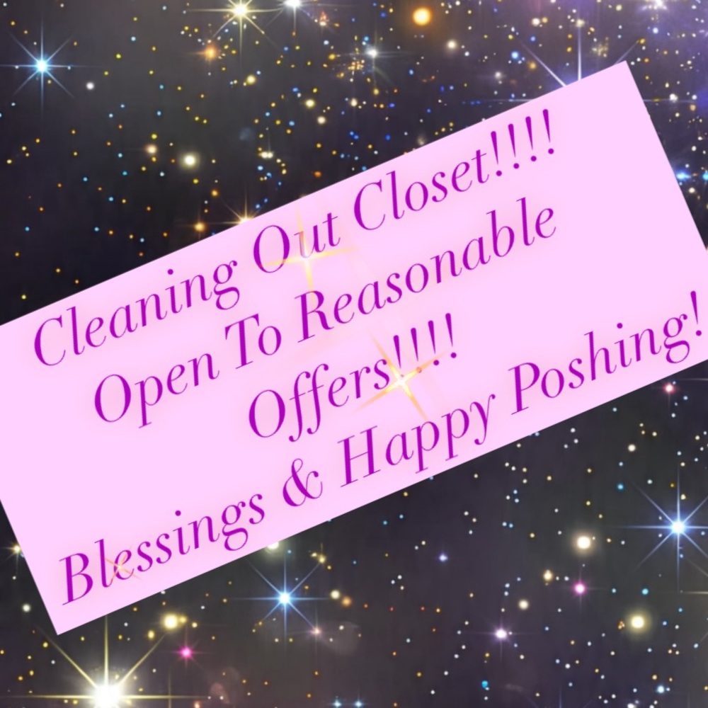 Closet Clear Out Sale Announcement